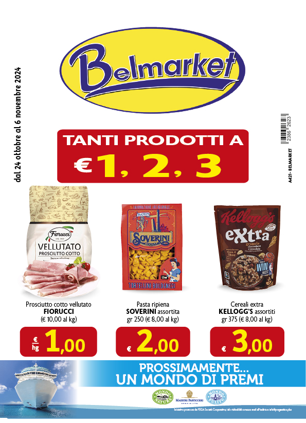 Offerte dal 24 ottobre al 6 novembre 2024