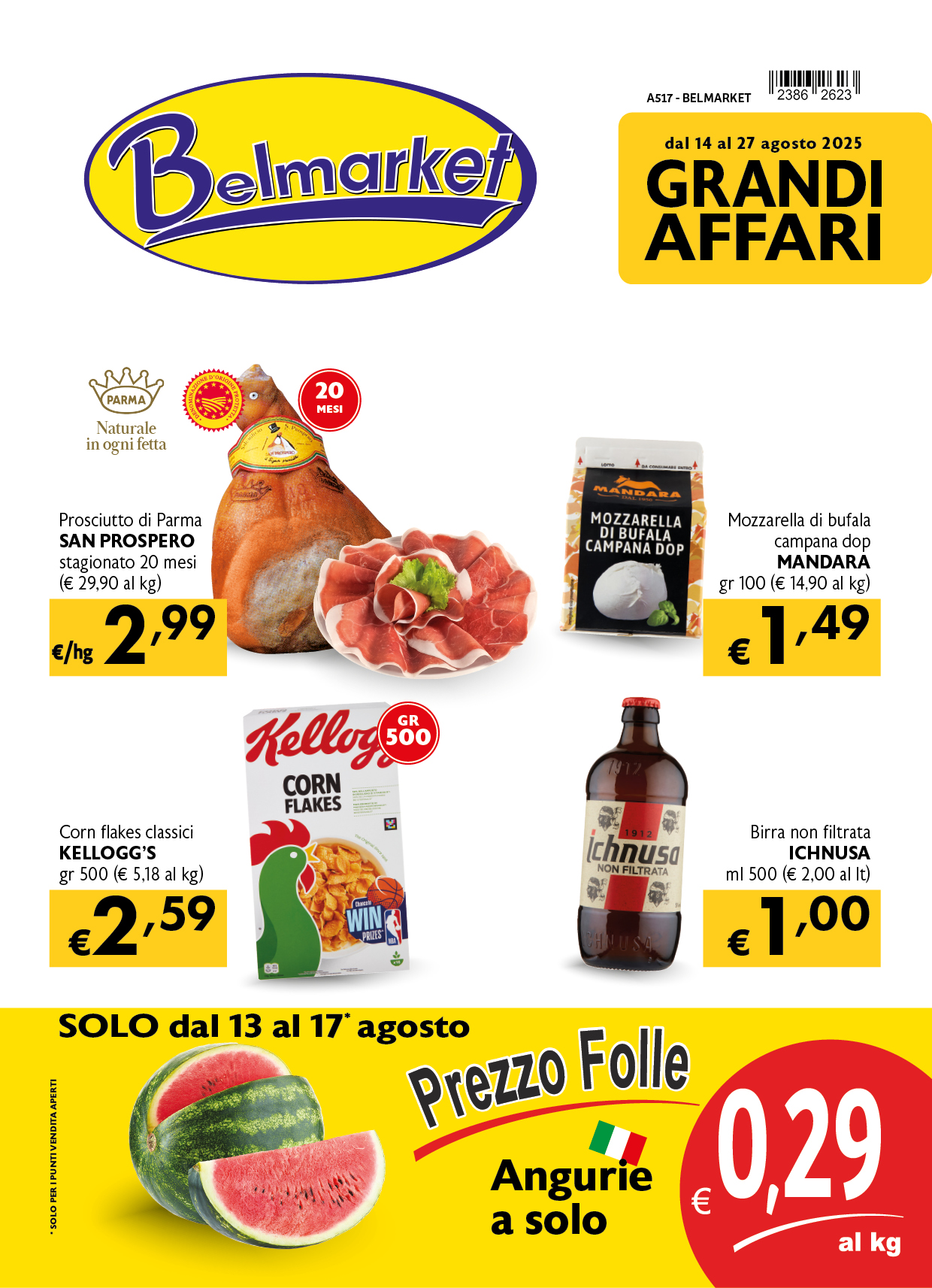 Offerte dal 14 al 27 agosto 2025